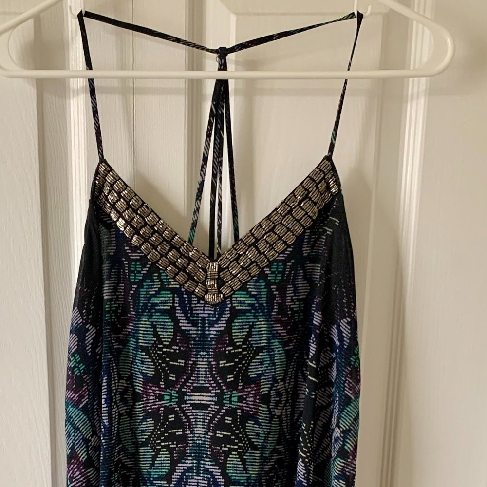 ASTR Strappy Beaded Dress S